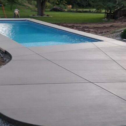 What is the cost of install a broom finish on your concrete pool