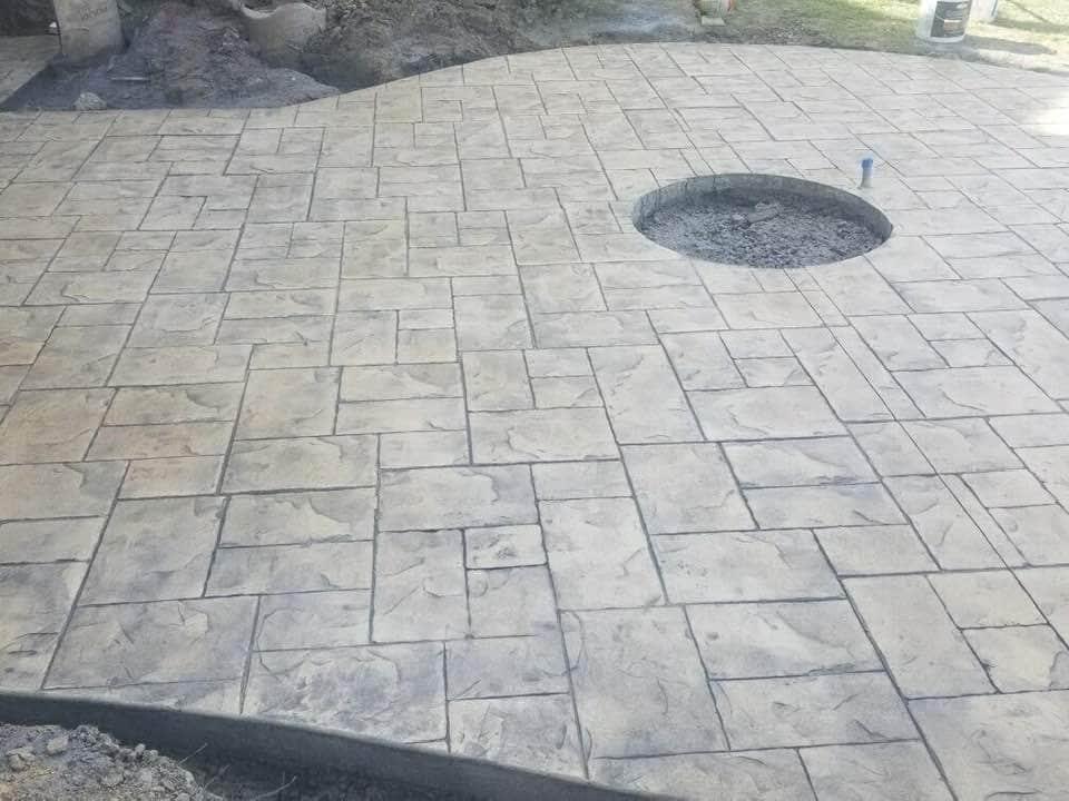 Tulsa stamped concrete